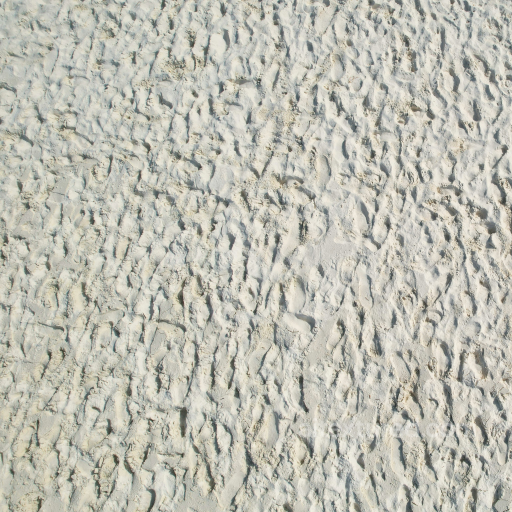 Realistic White Sand Texture with Footprints for PBR seamless Metal PBR texture