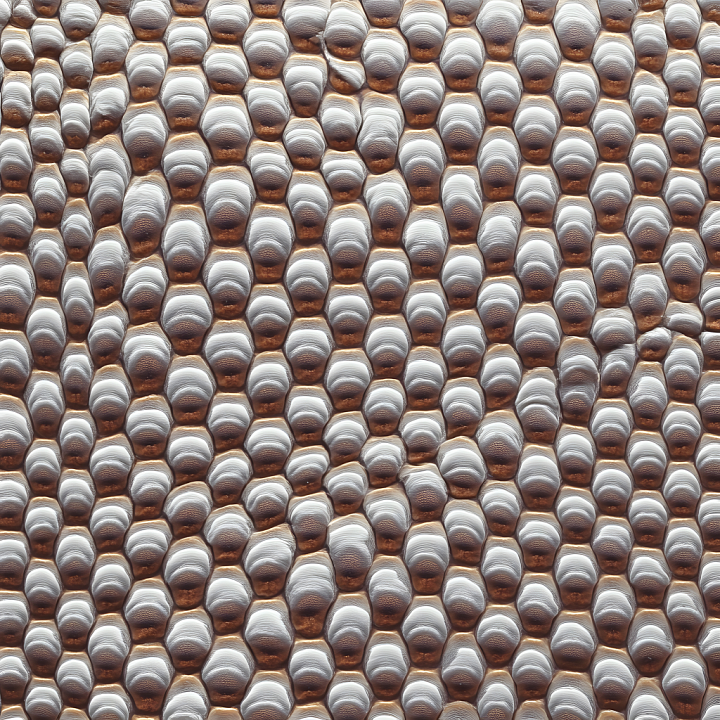 Skin Featuring Stylized Organic Scales and Layered Surface Folds seamless PBR texture preview
