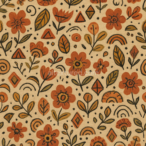 Patterned Cotton Seamless Texture