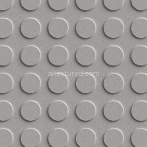 Seamless 3d texture pbr 8k tactile plate raised circles on matte finish injection molded composite plate