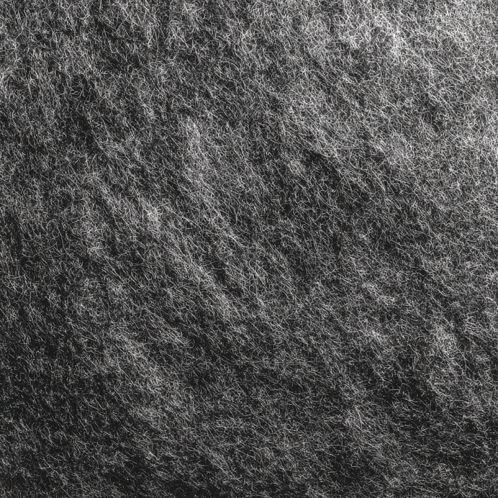 Dark Gray Wool Felt with Dense, Fuzzy Fibers seamless PBR texture preview