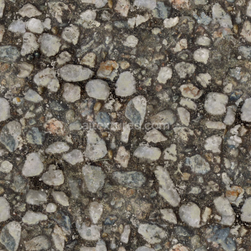 Archviz Dirt Floor Ground Path Pathway Rock — Seamless PBR Texture