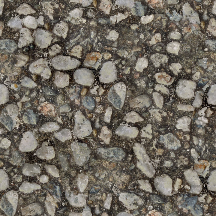 Archviz Dirt Floor Ground Path Pathway Rock seamless PBR texture preview