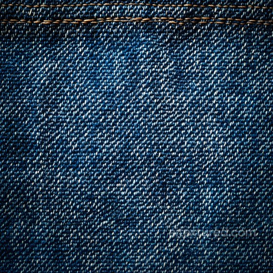 Cracked Denim Fabric PBR Texture with Worn Stitch Detail Denim jeans texture preview