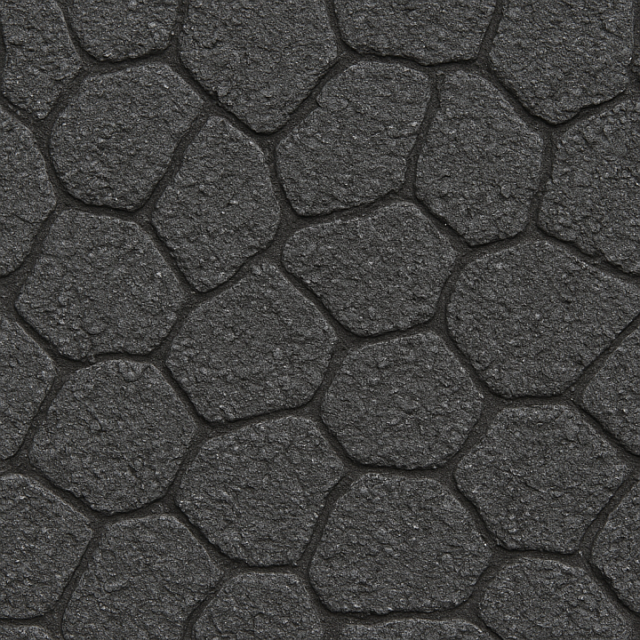 Decorative Fresh Asphalt seamless PBR texture preview