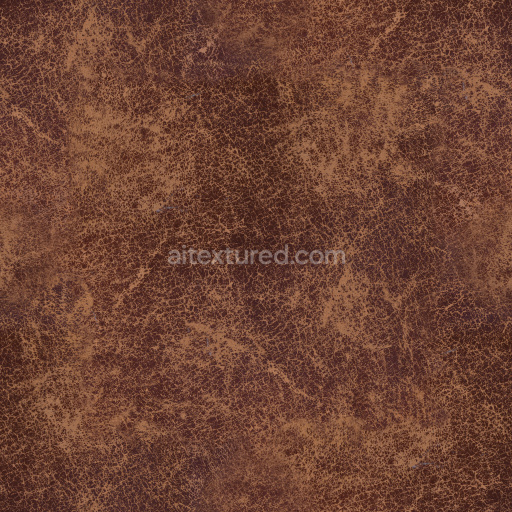 Leather Seamless Pbr Texture Realistic Surface Brown Rugged Tileable Highres