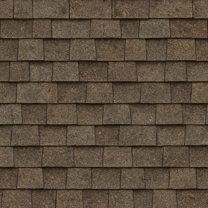 Aged Shingle Roof seamless PBR texture preview