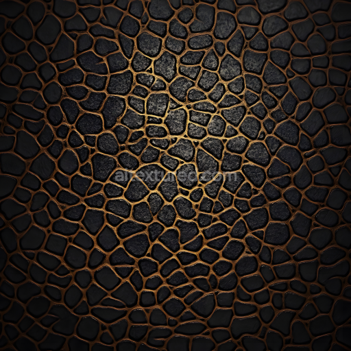 Seamless 3D Reptile Skin PBR Texture with Deep Scale Pattern and Organic Detailing