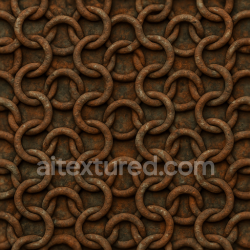 seamless Seamless 3D Texture 8K PBR Chainmail With Rusted Rings And Weathered Chainmail Look texture 8k free download PBR