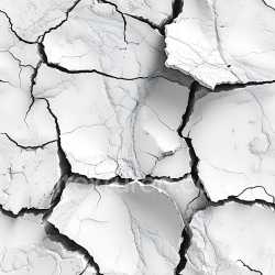 seamless Seamless 3D Cracked White Plaster PBR Texture with Deep Fractures and Layered Cracks texture 8k free download PBR
