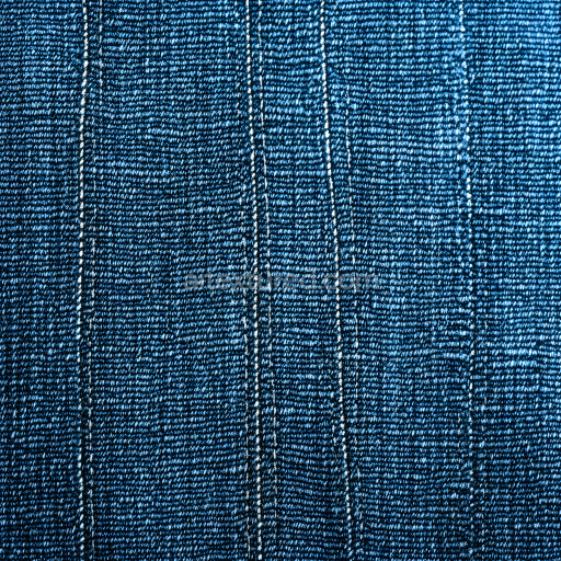 Seamless 3D Cracked Denim Fabric PBR Texture with Worn Stitch Details