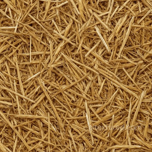 Photorealistic Straw Seamless Texture seamless Hay-straw PBR texture