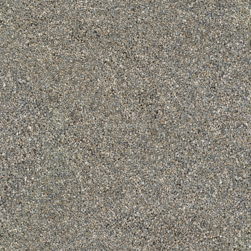 Seamless gravel texture ideal for 3D modeling and rendering