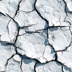 seamless Seamless 3D cracked white plaster PBR texture with deep fractures and rough surfaces texture 8k free download PBR