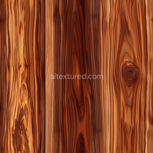 Seamless 3D Rustic Wood Planks PBR Texture Featuring Rich Grain and Knots
