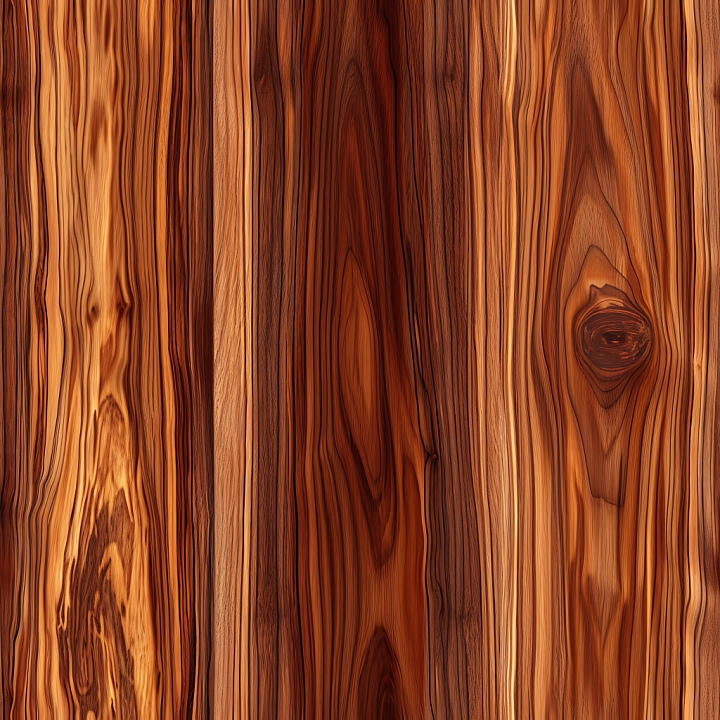 Rustic Wood Planks Featuring Rich Grain and Knots seamless PBR texture preview