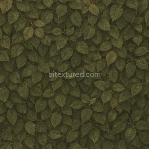 Aged Dense Foliage Texture Seamless 1024X1024