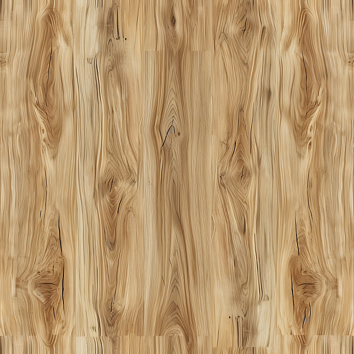 Light Oak Wood Planks with Natural Knots and Grain seamless PBR texture preview