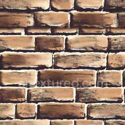 seamless Seamless 3D Cracked Brick Wall PBR Texture with Weathered, Rough Surface texture 8k free download PBR