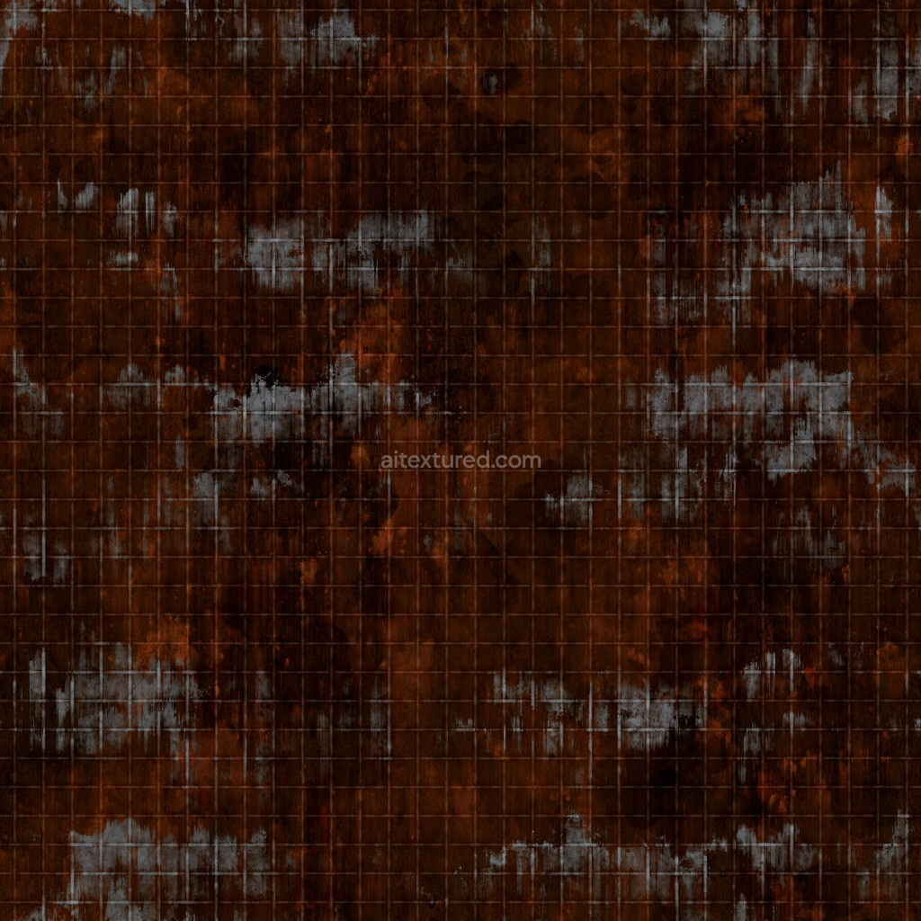 Seamless PBR texture of a weathered fence with detailed grain
