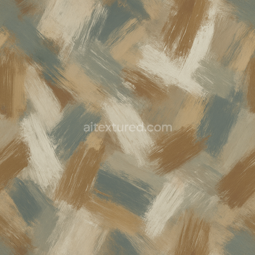 Seamless 3d texture pbr 8k abstract modern wallpaper with distressed painted brush strokes in matte finish