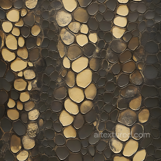 Stylized Cracked Tan Skin PBR Texture with Organic Scales seamless Skin PBR texture