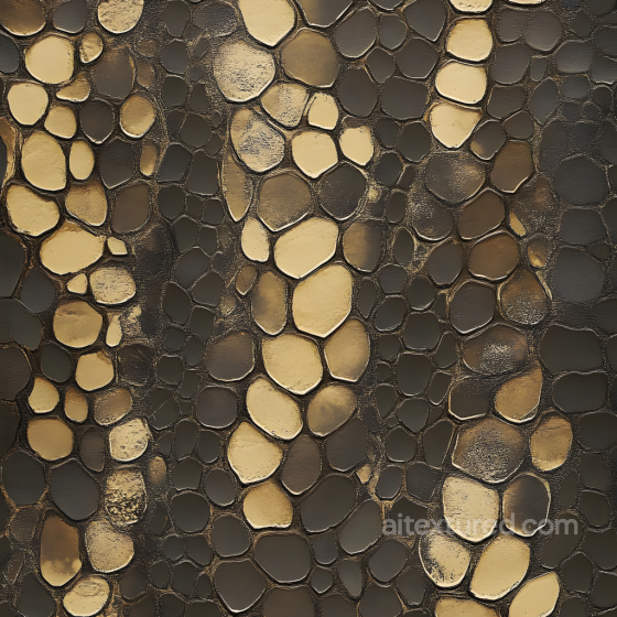 Stylized Cracked Tan Skin PBR Texture with Organic Scales Skin texture preview