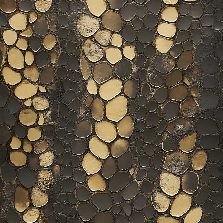 Stylized Cracked Tan Skin with Organic Scales seamless PBR texture preview