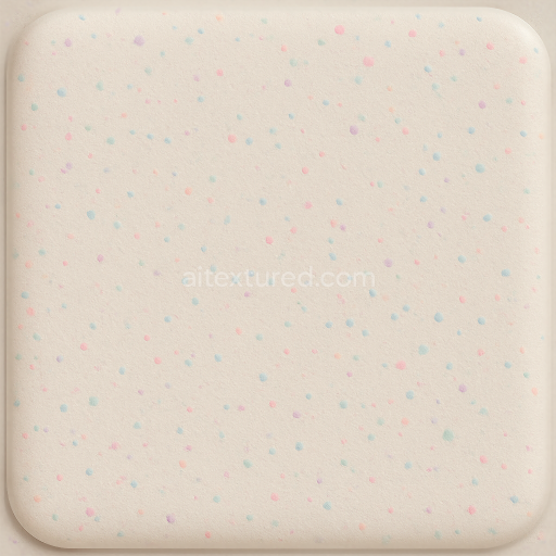 Seamless 3d texture pbr 8k speckle effect furniture plastic surface with pastel palette finish