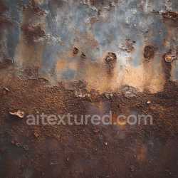 seamless Seamless 3D PBR Rusty Metal Texture with Chipped Paint and Corrosion texture 8k free download PBR