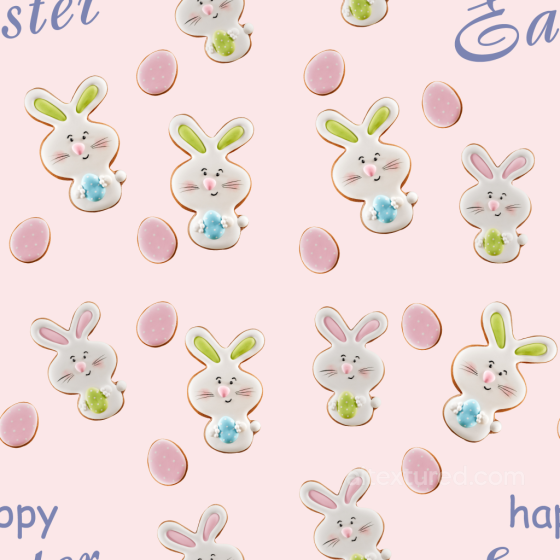 Easter Bunny and Polka Dot Egg Digital Paper Texture All Christmas Digital paper texture preview