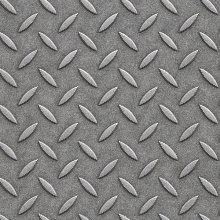 Patterned Steel seamless PBR texture preview