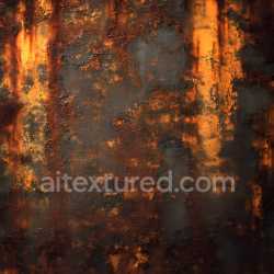 seamless Seamless 3D PBR Rusty Metal Texture with Corroded Holes and Rough Surface texture 8k free download PBR