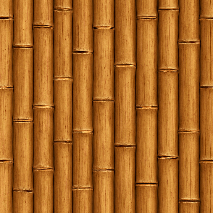 Decorative Bamboo seamless PBR texture preview