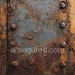 seamless Seamless 3D Rusty Metal PBR Texture with Cracked and Peeling Paint texture 8k free download PBR