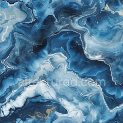 seamless Seamless 3D Blue Marble PBR Texture with Fluid Veins and Gold Highlights texture 8k free download PBR