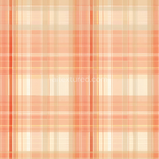 Seamless 3D Plaid Metal PBR Texture with Soft Copper and Cream Colors