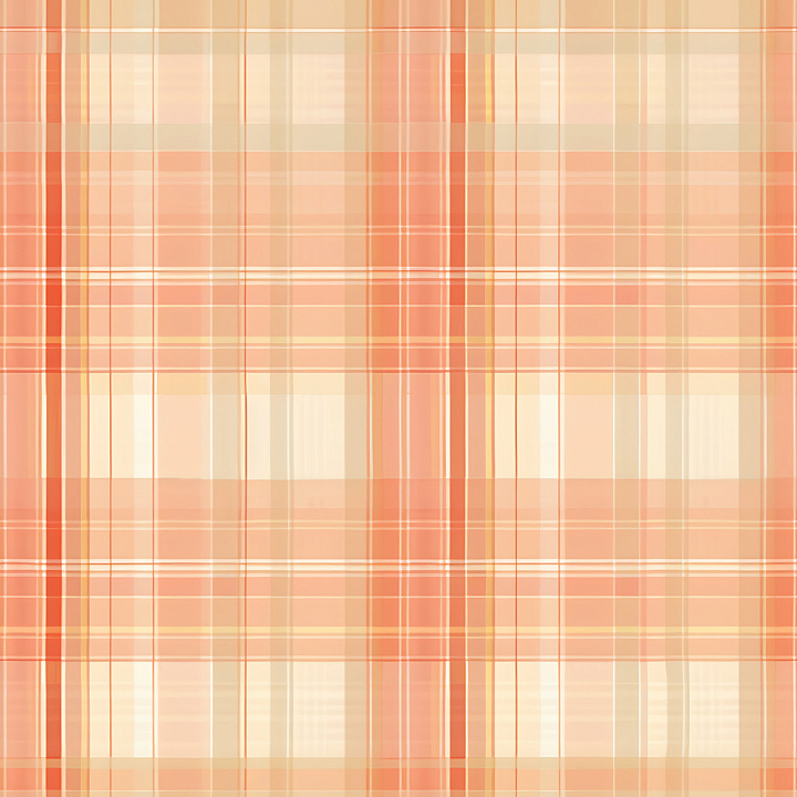 Soft Peach and Beige Plaid Fabric Pattern seamless PBR texture preview