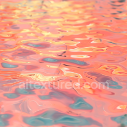 seamless Seamless 3D Water PBR Texture Featuring Stylized Colorful Surface with Smooth Wave Ripples texture 8k free download PBR