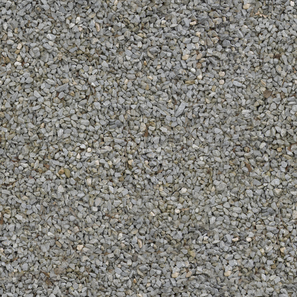 Seamless gravel texture for 3D modeling