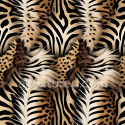 seamless Seamless 3D PBR Leopard Print Fur Texture with Realistic Stripes & Spots texture 8k free download PBR
