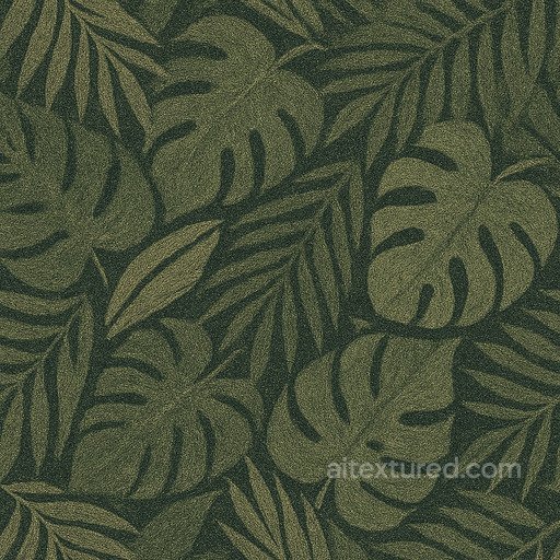 Coarse Tropical Leaves Seamless Texture seamless Foliage PBR texture
