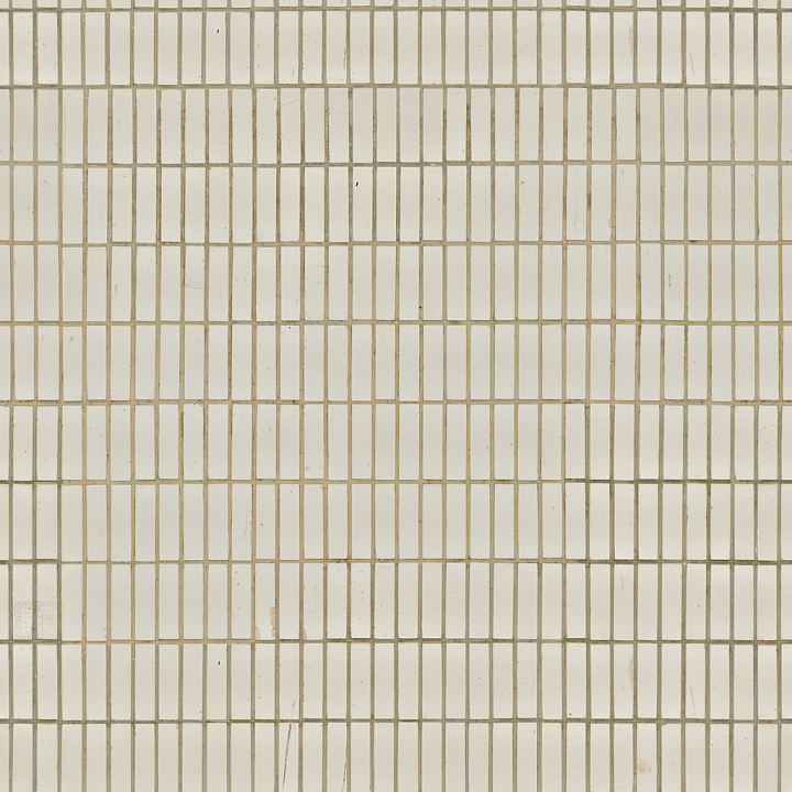 Long White Tiles - White Tiles Scuffed Damaged Long White seamless PBR texture preview