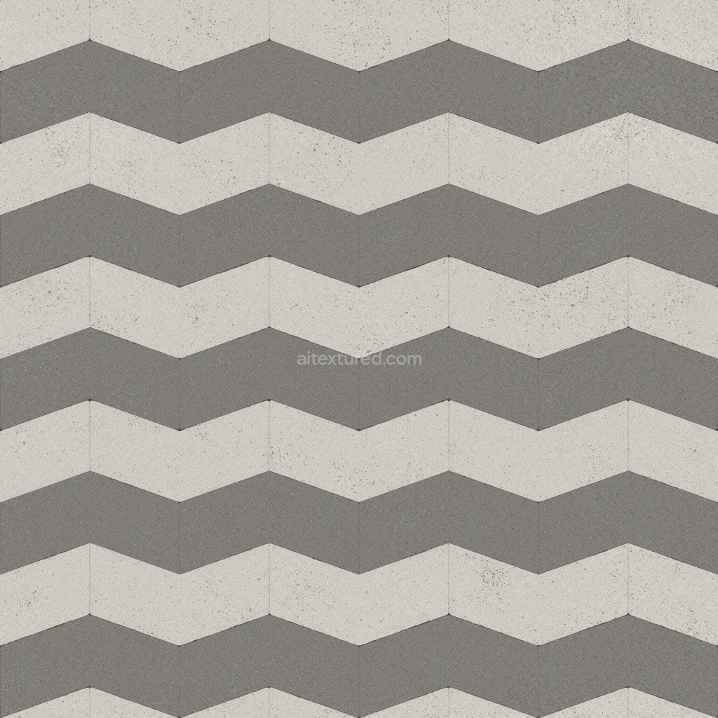 Seamless paving stones texture in gray and white pattern