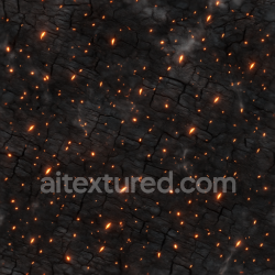 seamless Seamless 3d texture pbr 8k fire sparks and fire spark dust on charred wood texture 8k free download PBR