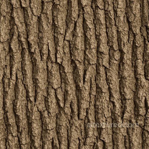 Natural Oak Bark Seamless Texture seamless Bark PBR texture