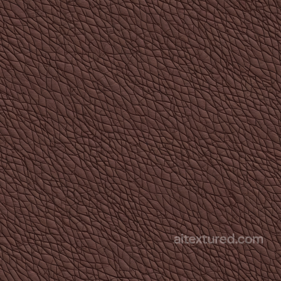 Rough Cracked Brown Leather PBR Texture with Detailed Grain Leather texture preview