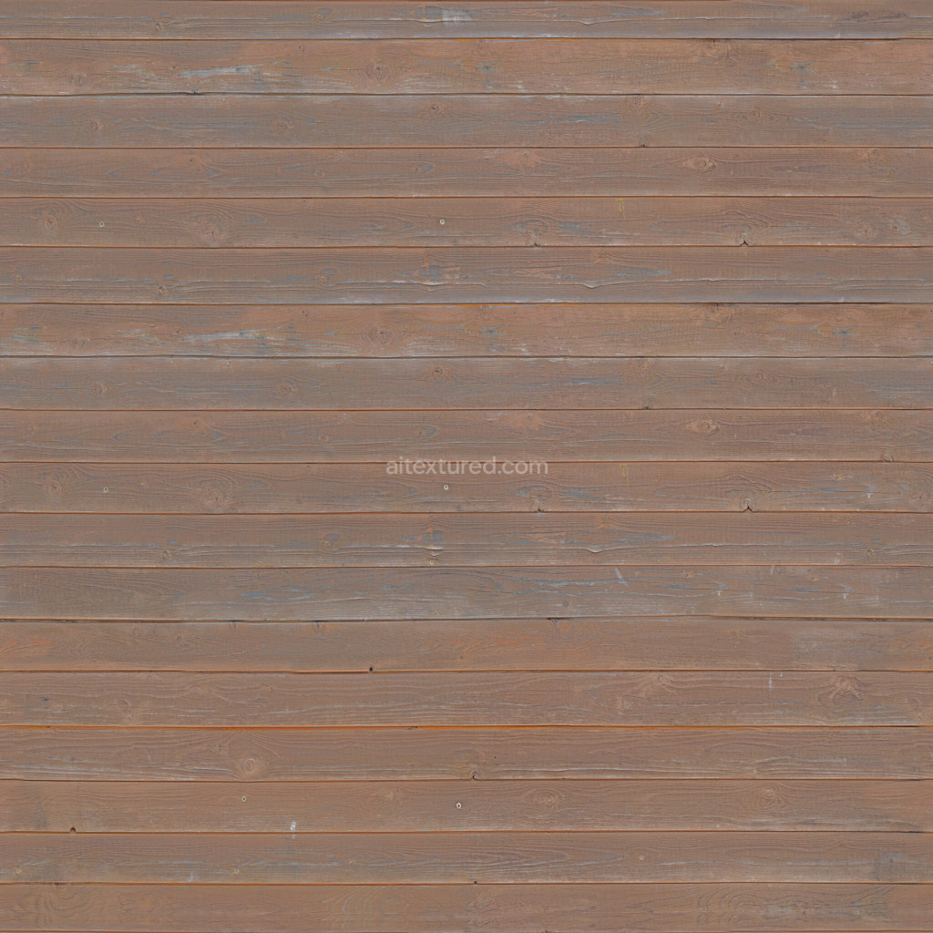 Seamless wood planks PBR texture for 3D modeling