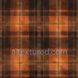 seamless Seamless 3D PBR Plaid Fabric Texture in Warm Brown and Orange Tones texture 8k free download PBR