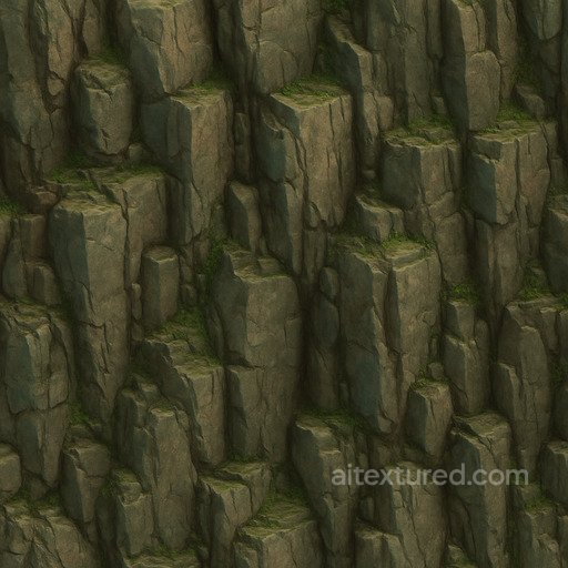 Fantasy Cliff Seamless Texture seamless Rock PBR texture